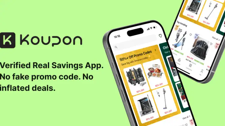 Koupon: Real Deals & Codes feature graphic