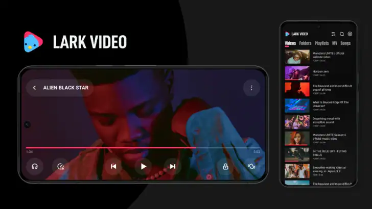 Lark Video Player feature graphic