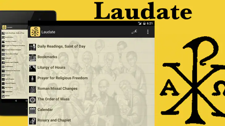 Laudate feature graphic