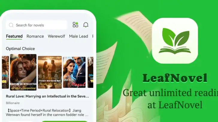 LeafNovel - Novels & Stories feature graphic