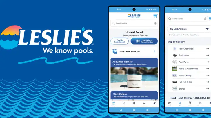 Leslie's - Pool Care feature graphic