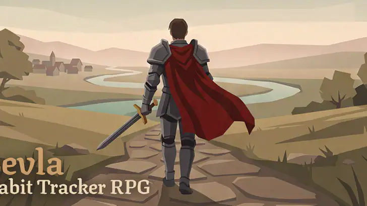 Levla: Habit Tracker RPG feature graphic