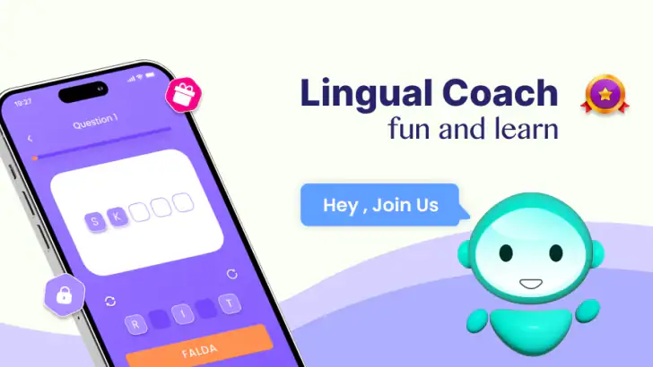 Lingual Coach: Learn with AI feature graphic