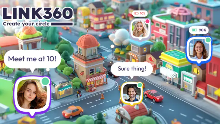 Link360: Phone Tracker feature graphic