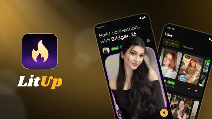LitUp - Find Your Next Date feature graphic