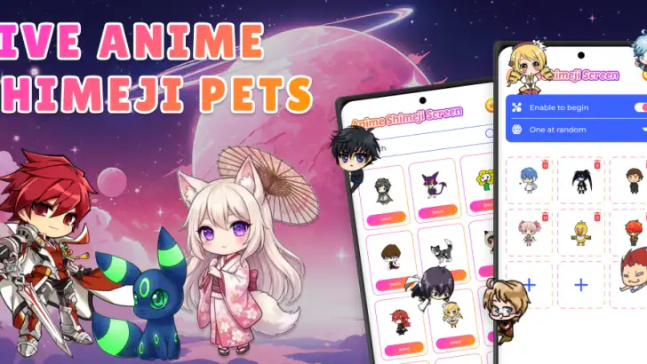 Live Anime Shimeji Screen Pets feature graphic