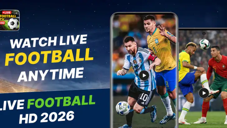 Live Football TV HD 2026 feature graphic