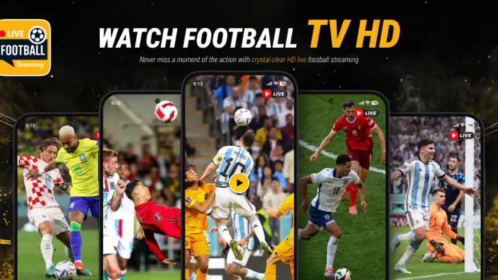 Live Football TV HD Streaming feature graphic