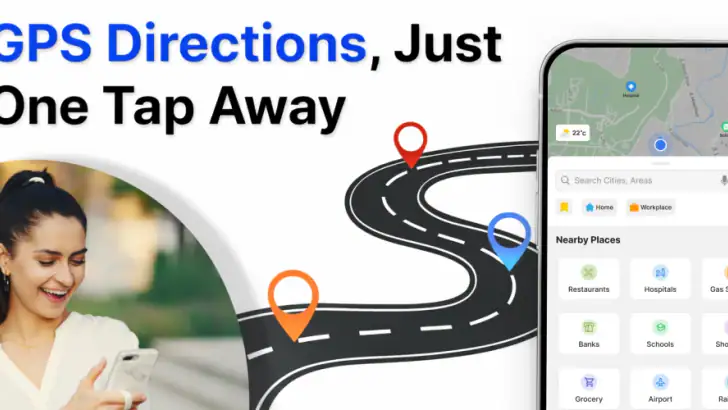 Live Gps Voice Navigation App feature graphic
