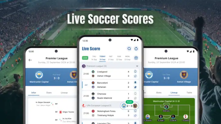 Live Score Football feature graphic
