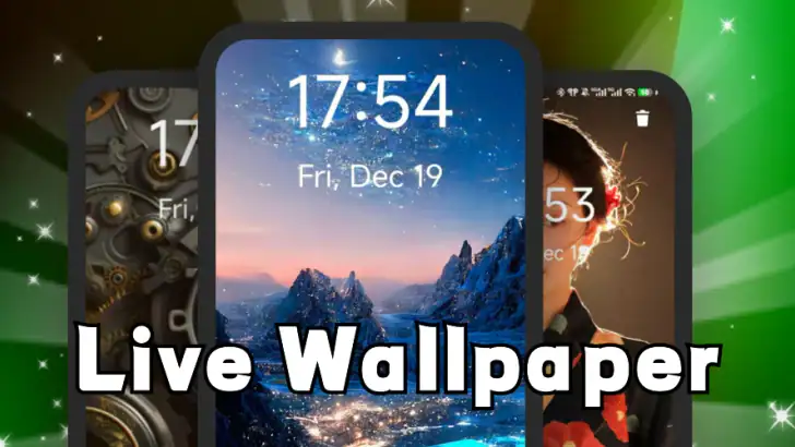 Live Wallpaper: 4K & Video feature graphic