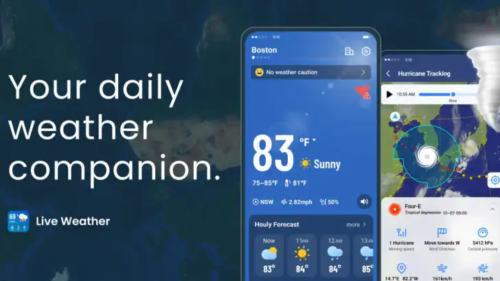 Live Weather: Daily Forecast feature graphic