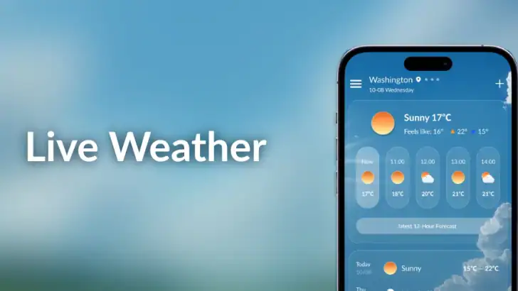 Live Weather: Real & Forecast feature graphic