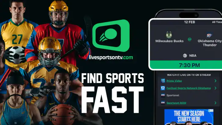 Livesportsontv.com feature graphic