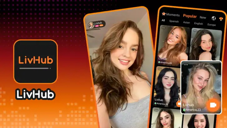LivHub - Video Chat Online feature graphic