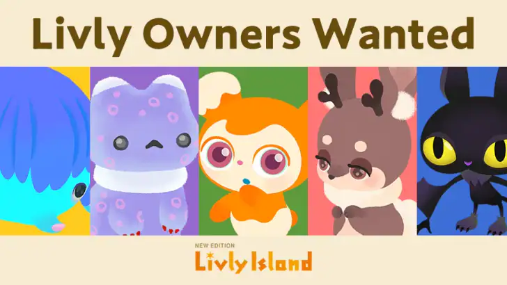Livly Island - Adopt Cute Pets feature graphic