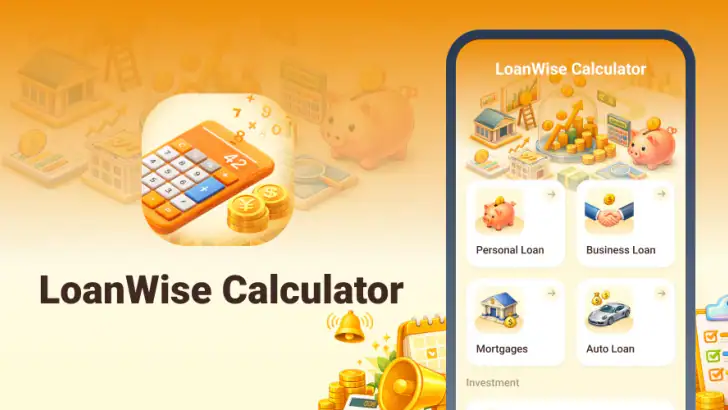 LoanWise Calculator feature graphic