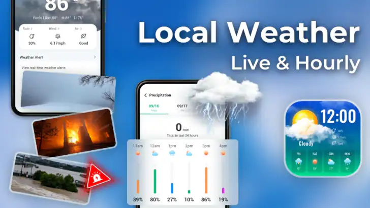 Local Weather: Live & Hourly feature graphic