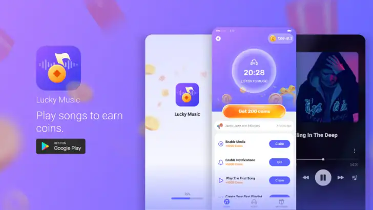 Lucky Music feature graphic