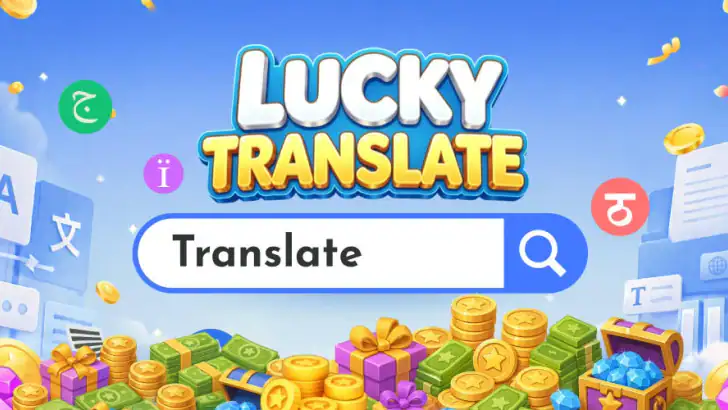 Lucky Translate feature graphic