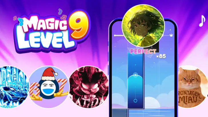 Magic Level 9 Music Piano Game feature graphic