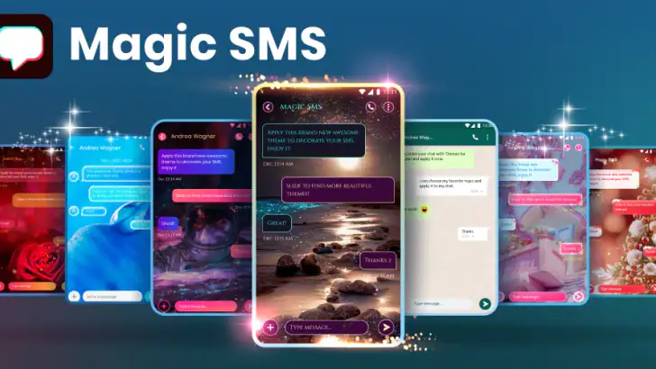 Magic SMS - Text Messages feature graphic