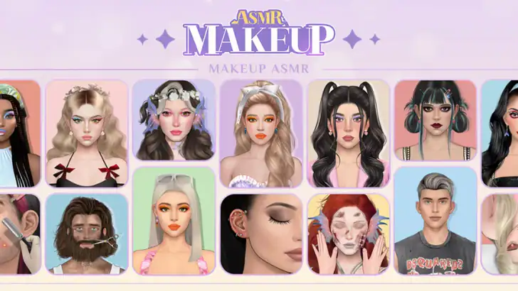 Makeup ASMR: Makeover Story feature graphic