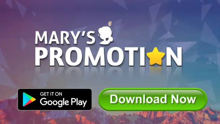Mary’s Promotion - Word Game feature graphic