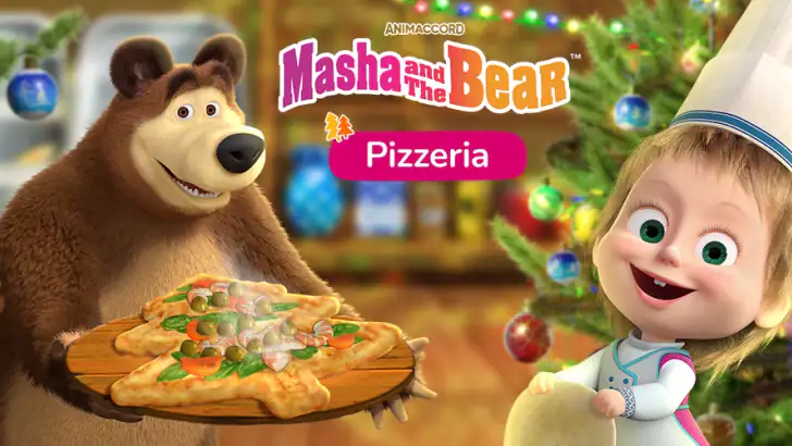 Masha and the Bear Pizza Maker feature graphic