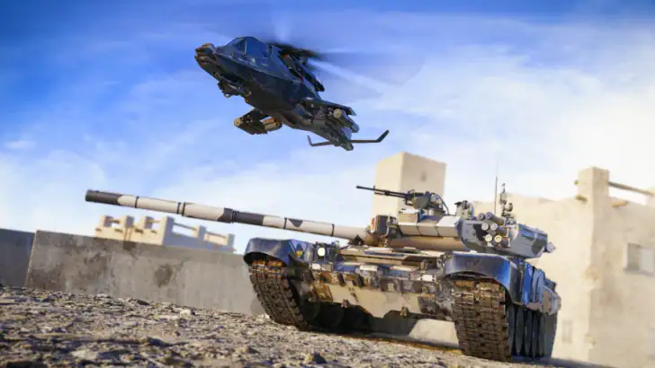 Massive Warfare: Tanks PvP War feature graphic