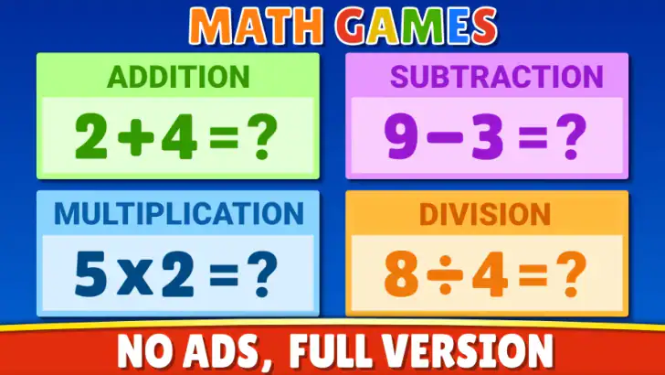 Math Games: Math for Kids feature graphic