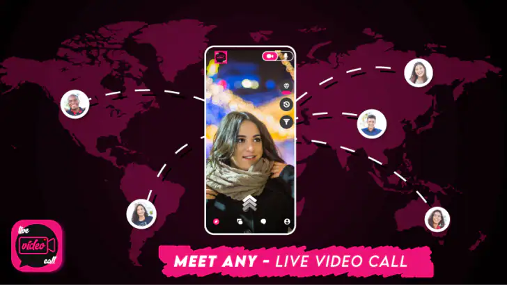 MeetAny – Live Video Call feature graphic