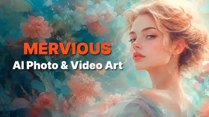 Mervious: AI Photo & Video Art feature graphic