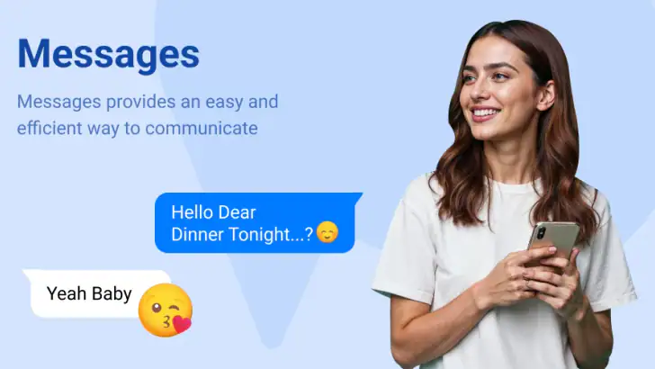 Messages For Android feature graphic