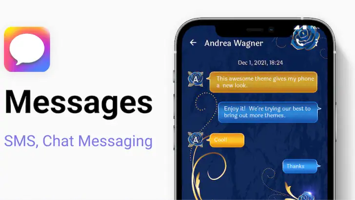 Messages - SMS, Chat Messaging feature graphic