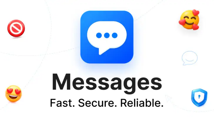Messages: SMS & Text Messaging feature graphic