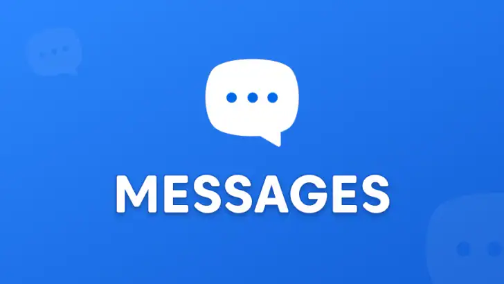 Messages: SMS Text Messenger feature graphic