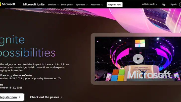 Microsoft Ignite feature graphic