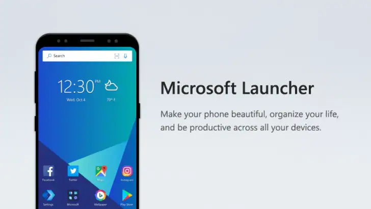 Microsoft Launcher feature graphic