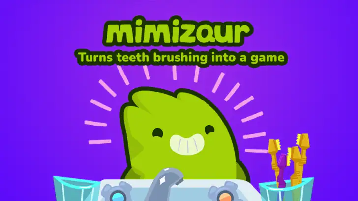 Mimizaur: Tooth Brushing Timer feature graphic