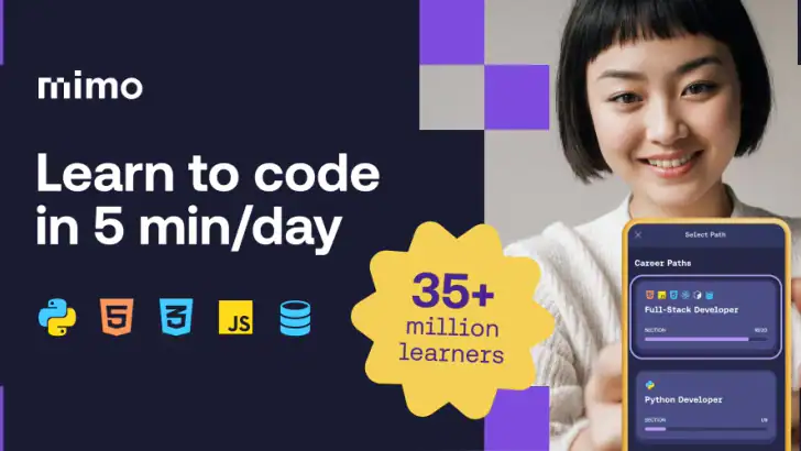 Mimo: Learn Coding/Programming feature graphic