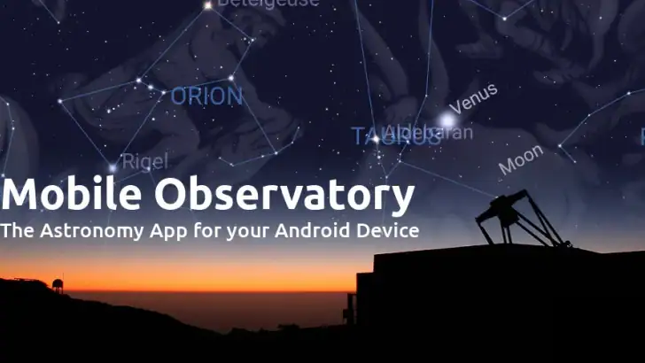 Mobile Observatory Pro feature graphic
