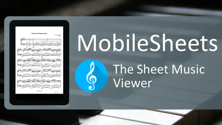 MobileSheets feature graphic