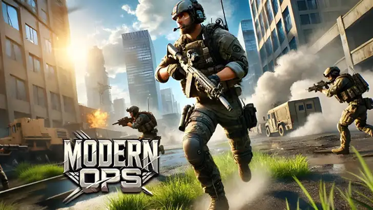 Modern Ops: Gun Shooting Games feature graphic