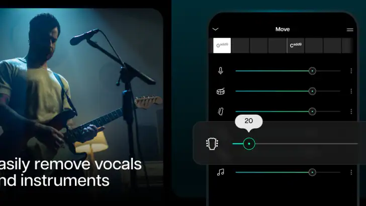 Moises: The Musician's AI App feature graphic