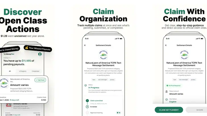 MoneyPilot : Class Action feature graphic