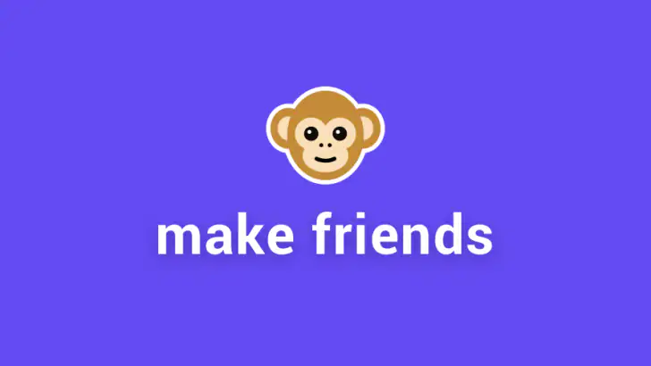 Monkey - make new friends feature graphic