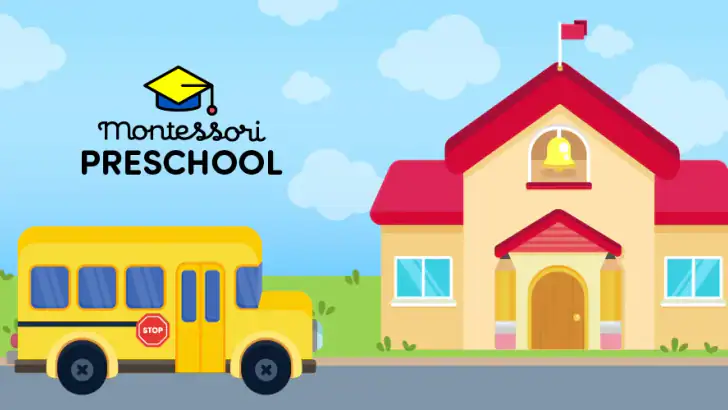 Montessori Preschool, kids 3-7 feature graphic