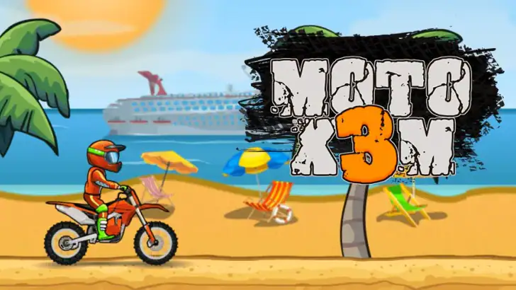 Moto X3M Bike Race Game feature graphic