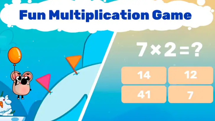 Multiplication Games For Kids. feature graphic